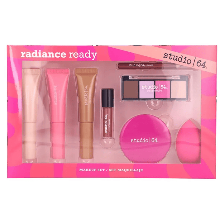 Set Maquillaje Radiance Ready XCAJA (6 UNIDADES) - STUDIO 64 3