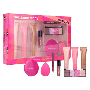 Set Maquillaje Radiance Ready XCAJA (6 UNIDADES) - STUDIO 64