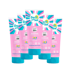 Crema Protectora Ozono Fps 50 Kids 190 G X5 - RAYITO DE SOL