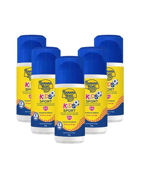 Protector Solar Kids Sport FPS 50 75 ML X5 - BANANABOAT