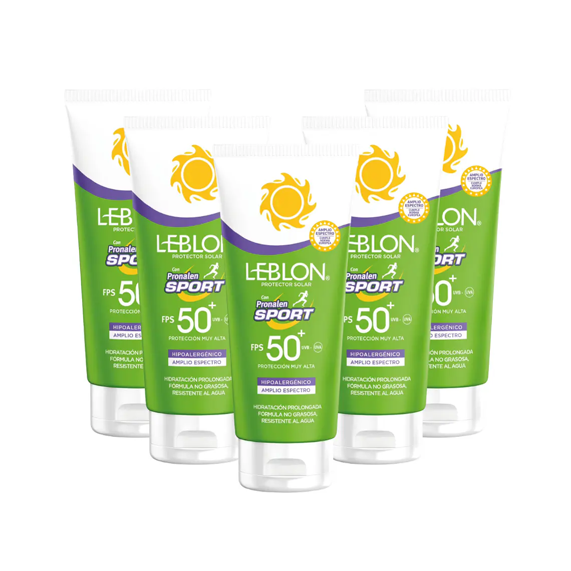 Protector Solar Sport con Pronalen Fps50 190 G X5 - LEBLON 1