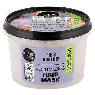 Mascarilla Capilar Organic Shop Cabello Graso Higo & Rosa Mosqueta 250 ML - ORGANIC SHOP