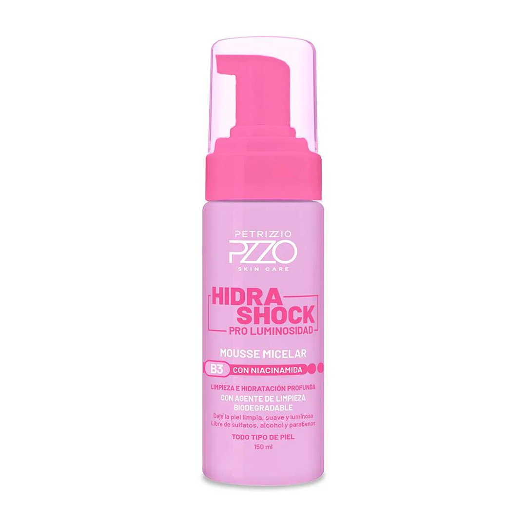 Mousse Micelar Hidra Shock Pro Luminosidad 150 ML - PETRIZZIO 1