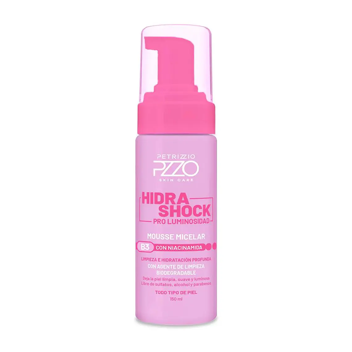 Mousse Micelar Hidra Shock Pro Luminosidad 150 ML - PETRIZZIO 1