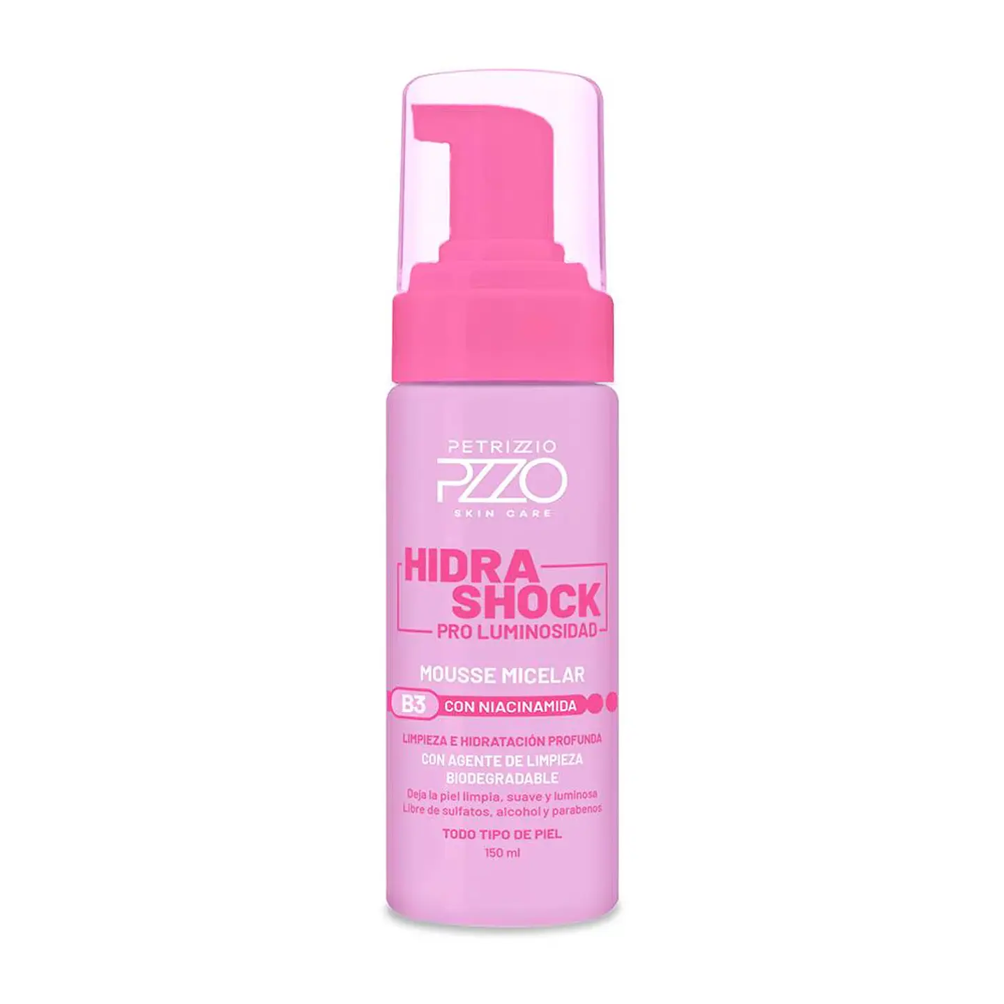 Mousse Micelar Hidra Shock Pro Luminosidad 150 ML - PETRIZZIO 1