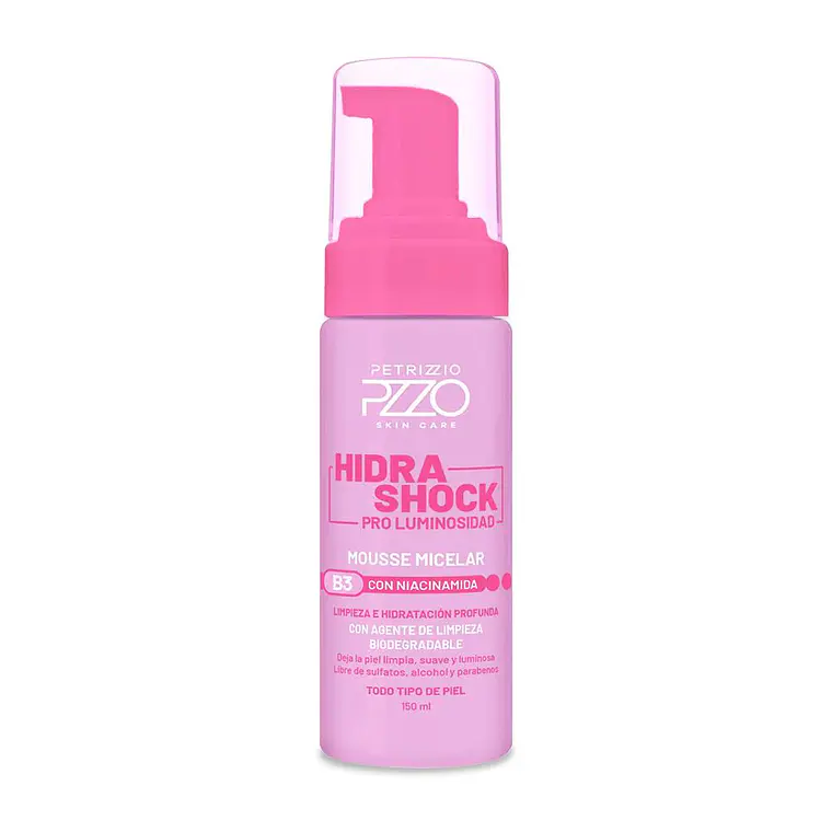 Mousse Micelar Hidra Shock Pro Luminosidad 150 ML - PETRIZZIO 1