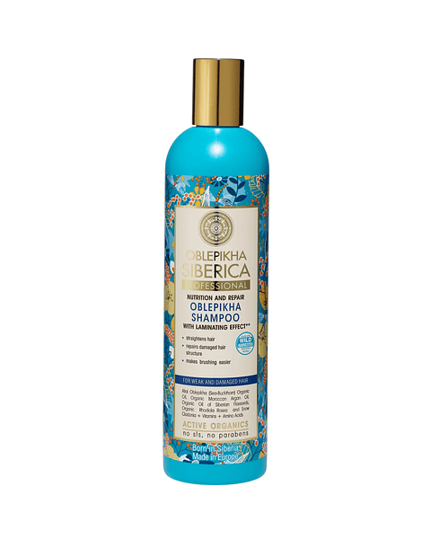 Shampoo Cabello Debil y Dañado Espino Amarillo 400 ML - NATURA SIBERICA