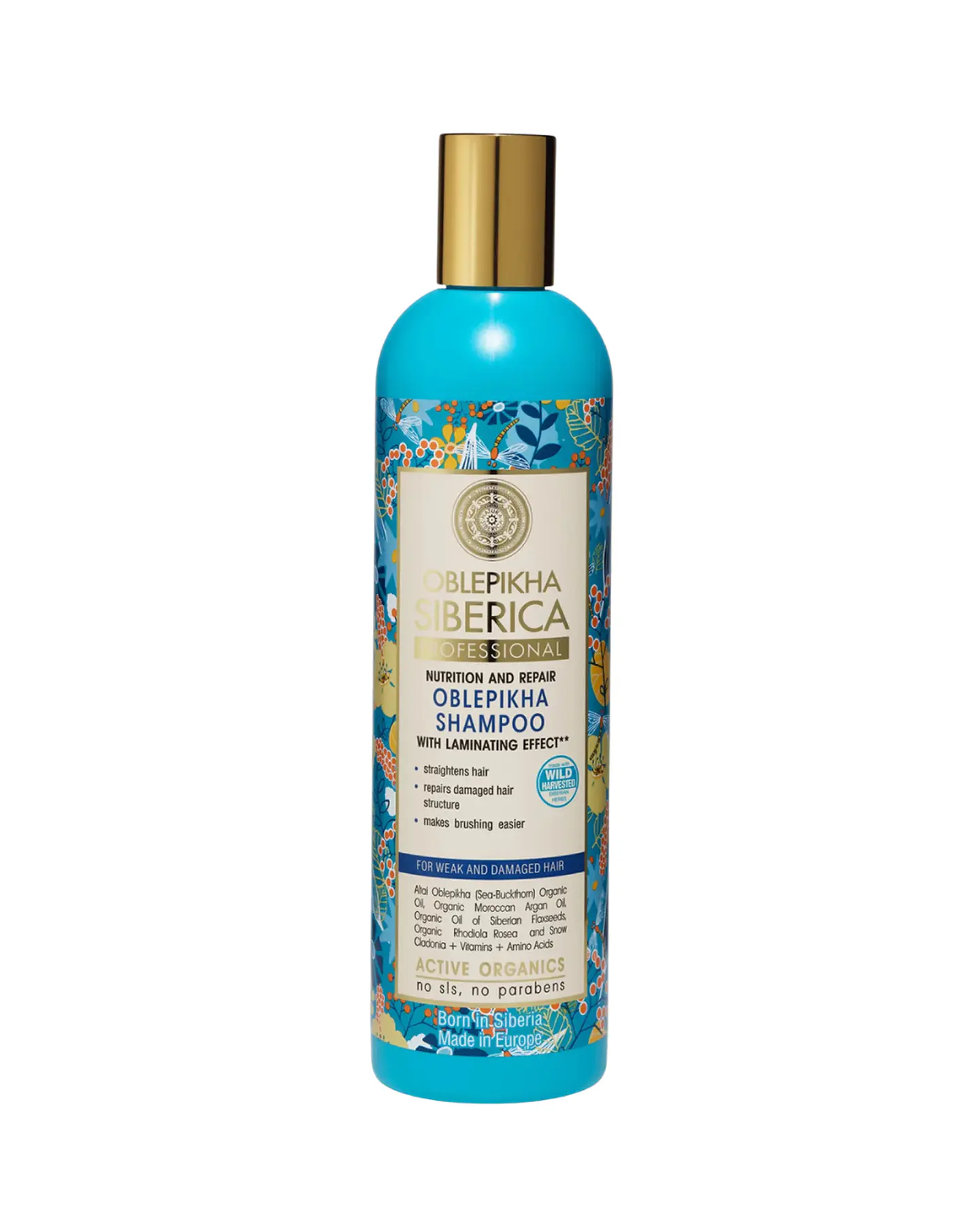 Shampoo Cabello Debil y Dañado Espino Amarillo 400 ML - NATURA SIBERICA 1