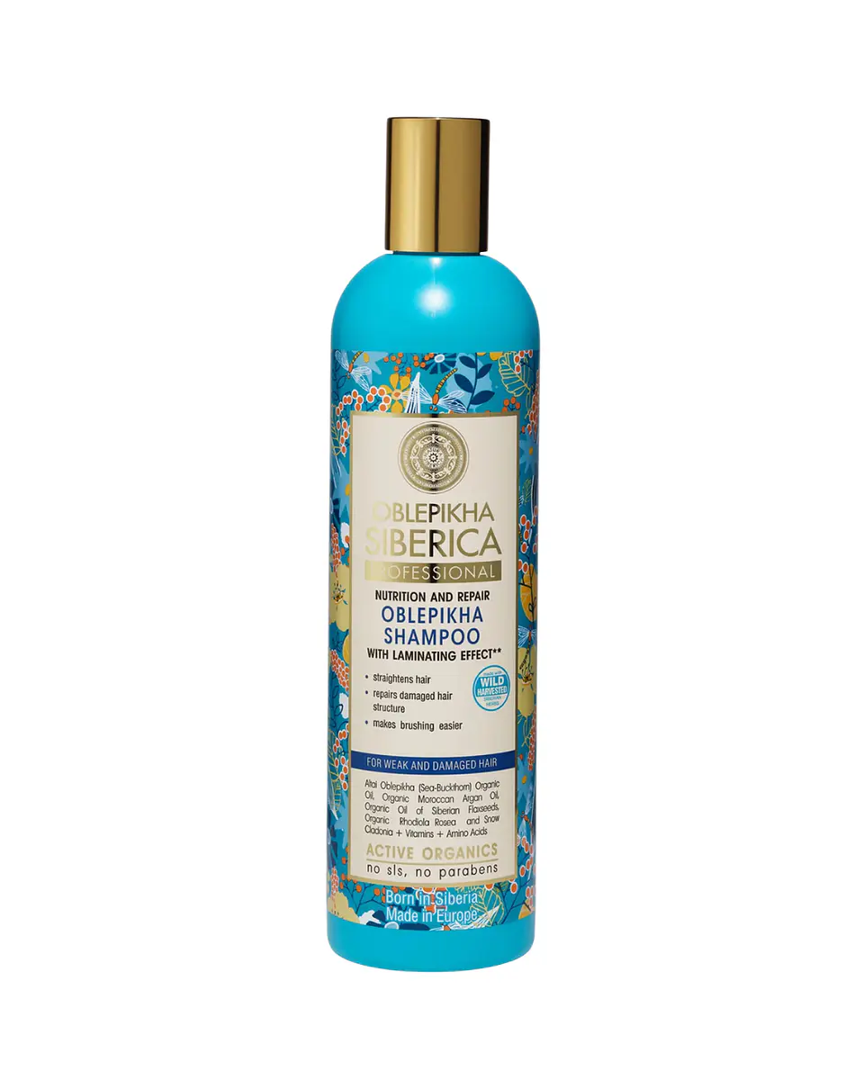 Shampoo Cabello Debil y Dañado Espino Amarillo 400 ML - NATURA SIBERICA 1