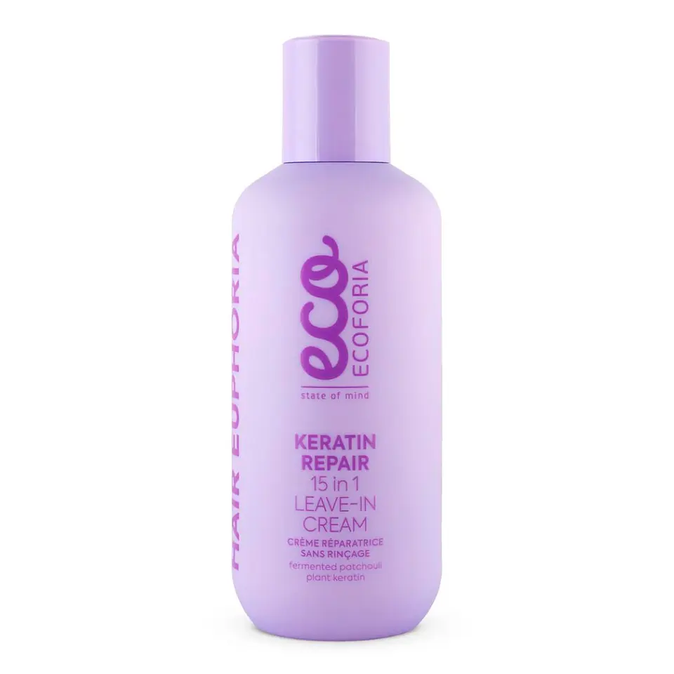 Crema Leave-In Ecoforia Keratin Repair 15 En 1, 200 ML XCAJA (6 UNIDADES) - ECOFORIA 2