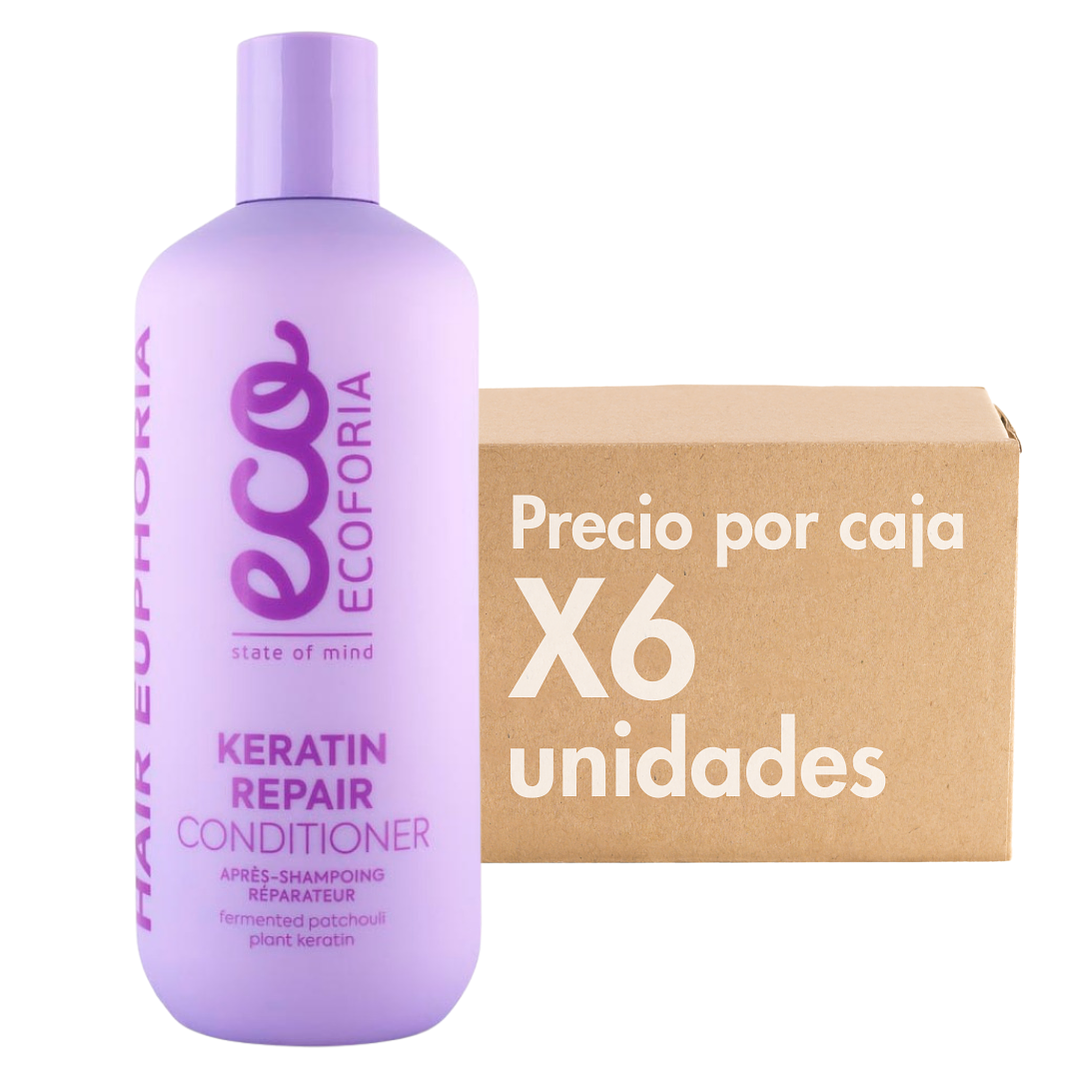 Acondicionador Keratin Repair 400 ML XCAJA (6 UNIDADES) - ECOFORIA 1