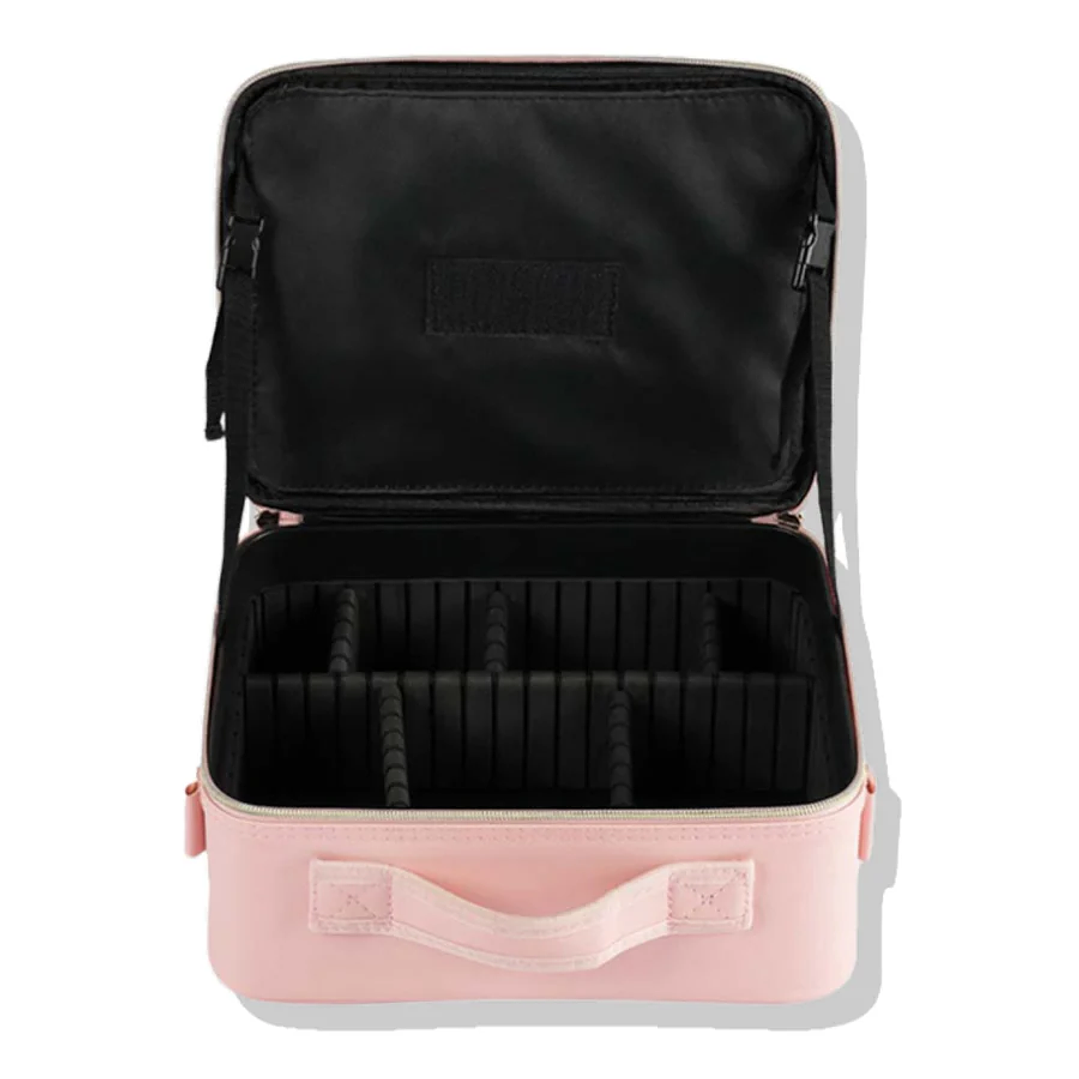 Cosmetiquero Con Espejo Luz Led Compartimientos 2