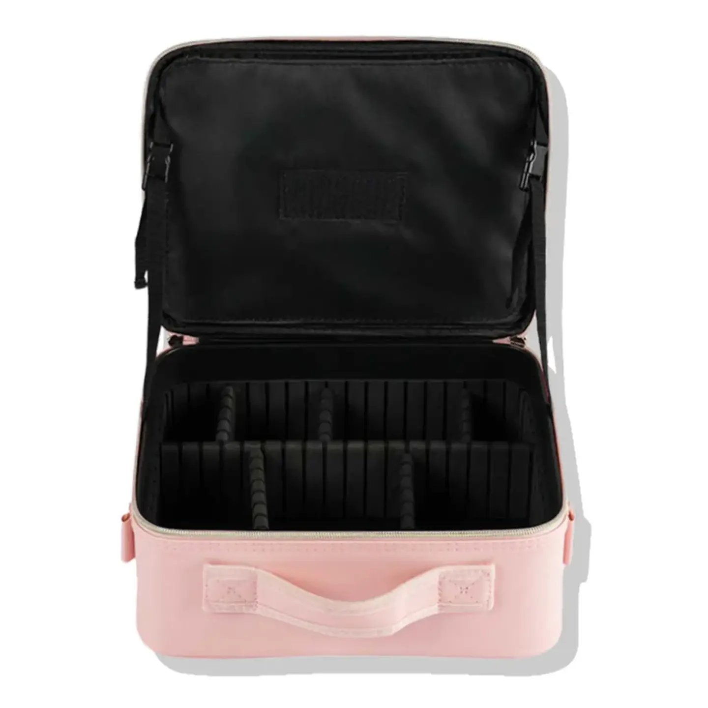 Cosmetiquero Con Espejo Luz Led Compartimientos 2