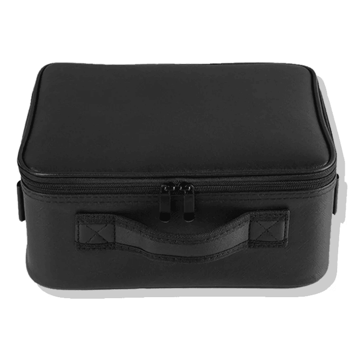 Cosmetiquero Con Espejo Luz Led Compartimientos 4