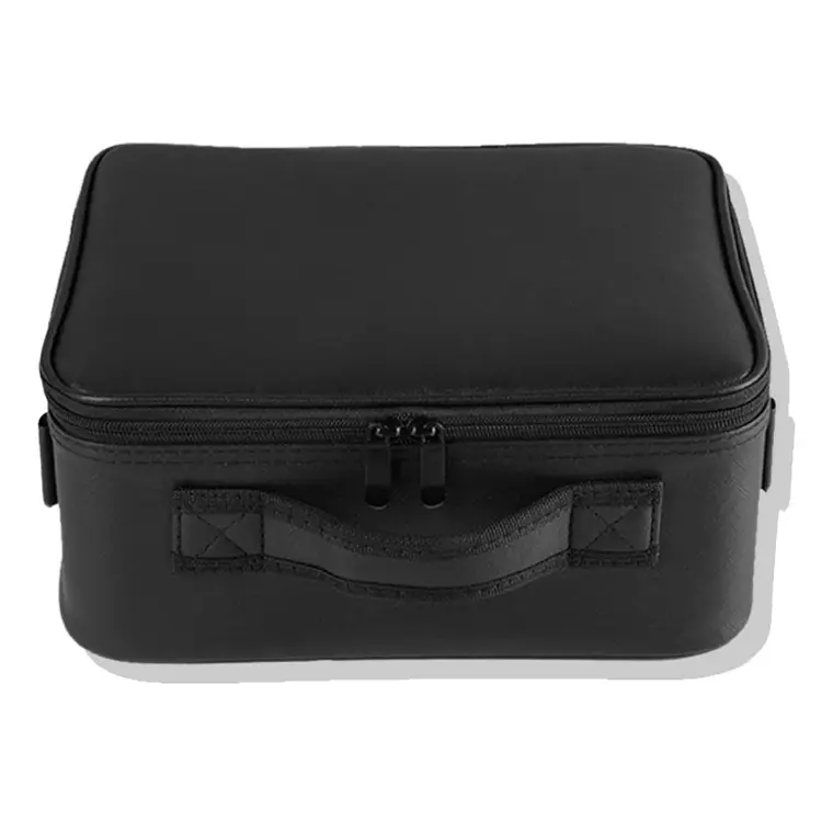 Cosmetiquero Con Espejo Luz Led Compartimientos 4