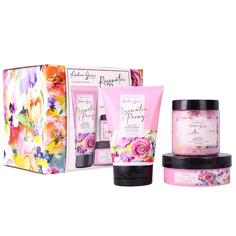 Set Cuidado Coporal Andrea Grace 3 Piezas - ANDREA GRACE