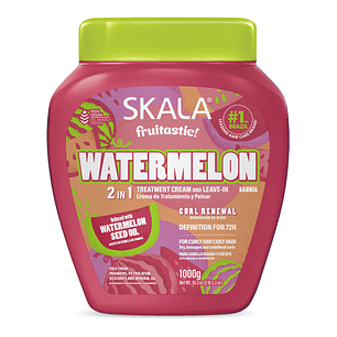 Mascara Watermelon 2 en 1 Tratamiento + Crema de Peinar + Secador de Pelo - SKALA