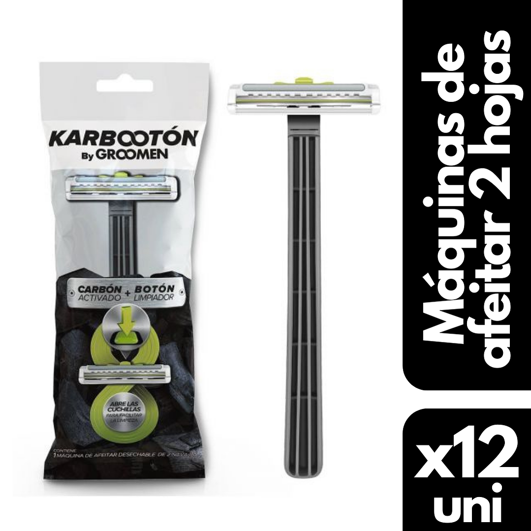 Maquinas de Afeitar Desechables x12 - GROOMEN 1