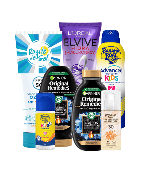Lote 05 Sh + Bloqueadores Solares