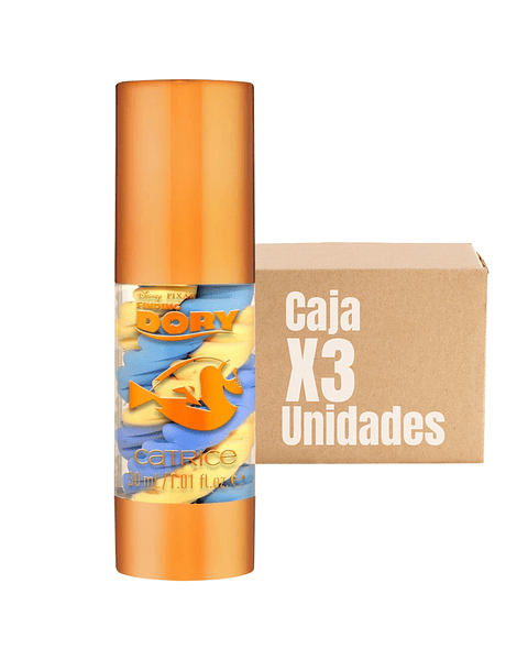 Prebase Para Rostro Finding Dory De Disney Pixar XCAJA ( 3 UNIDADES ) - CATRICE