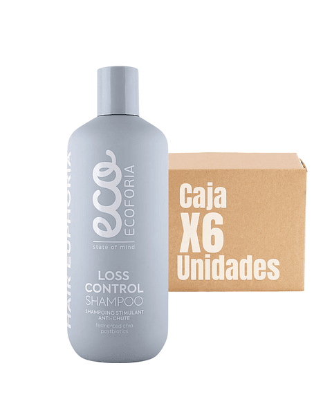Shampoo Ecoforia Control Caída Loss Control 400 ML XCAJA (6 UNIDADES) - ECOFORIA