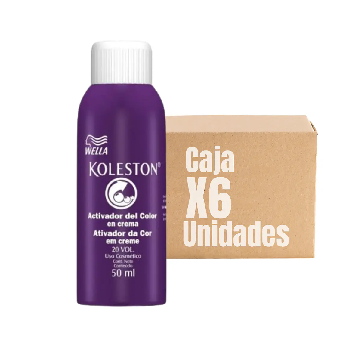 Activador Del Color 20 Vol XCAJA (6 UNIDADES) - KOLESTON 1