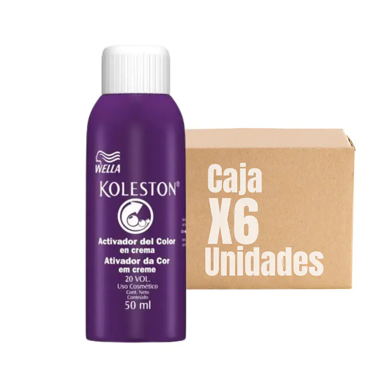 Activador Del Color 20 Vol XCAJA (6 UNIDADES) - KOLESTON 1