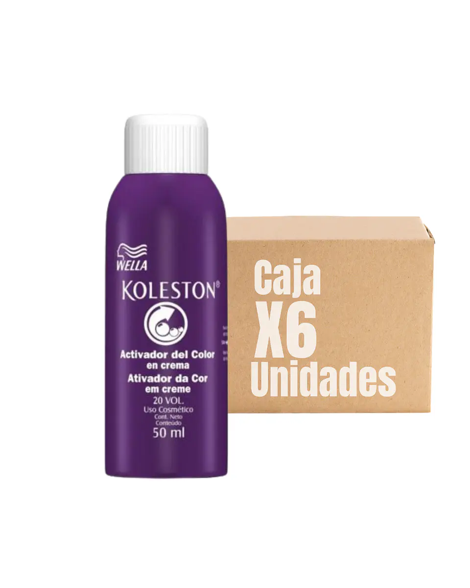 Activador Del Color 20 Vol XCAJA (6 UNIDADES) - KOLESTON 1