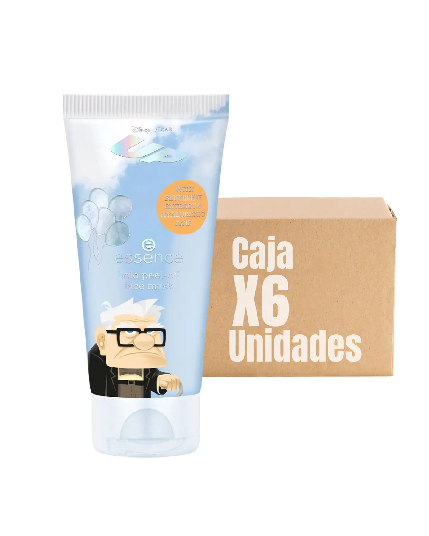 Mascarilla Facial Holo Peel Off Up De Disney Pixar XCAJA (6 UNIDADES) - ESSENCE 1