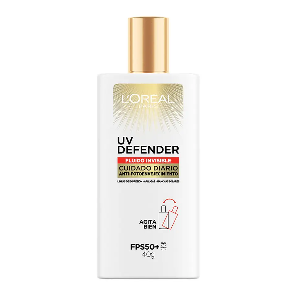 Protector Solar Uv Defender Fluido Invisible Anti-Fotoenvejecimiento - LOREAL 3