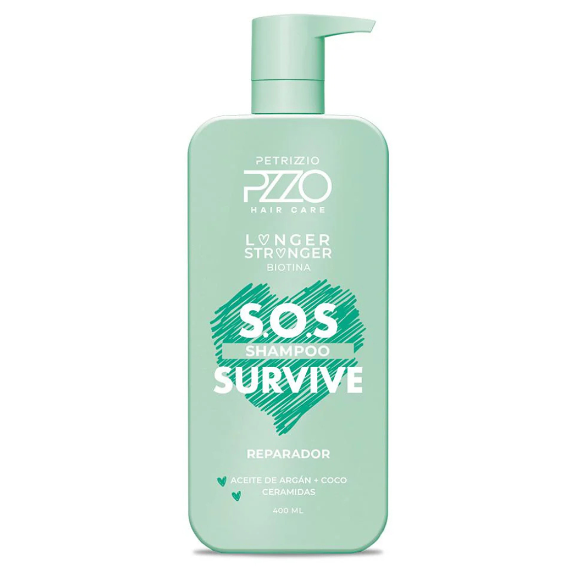 Shampoo Reparador S.O.S Survive 400 ML - PETRIZZIO 1