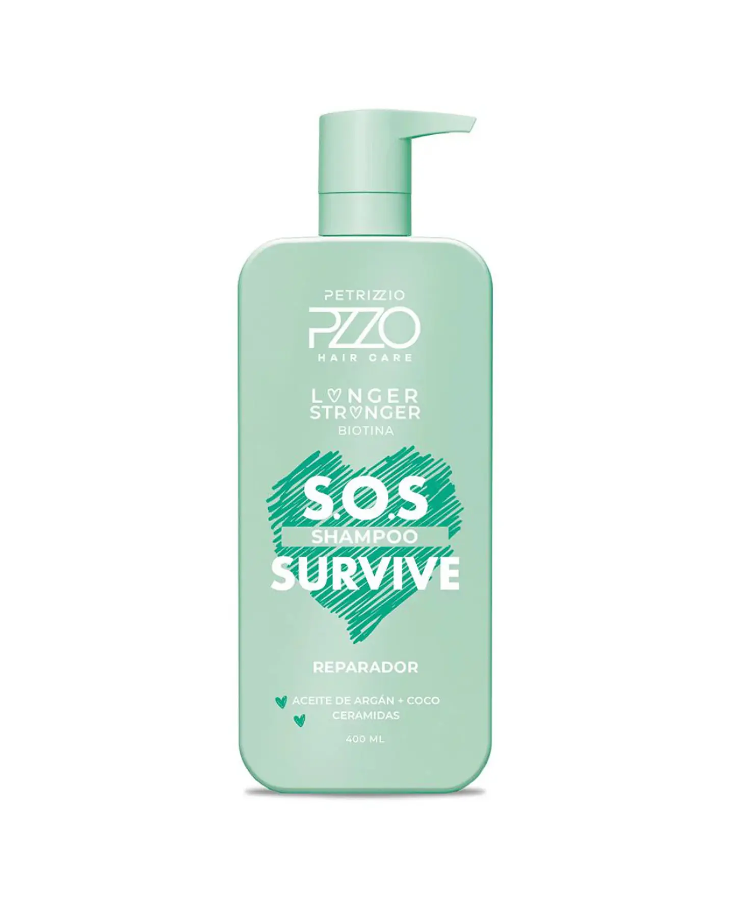 Shampoo Reparador S.O.S Survive 400 ML - PETRIZZIO 1