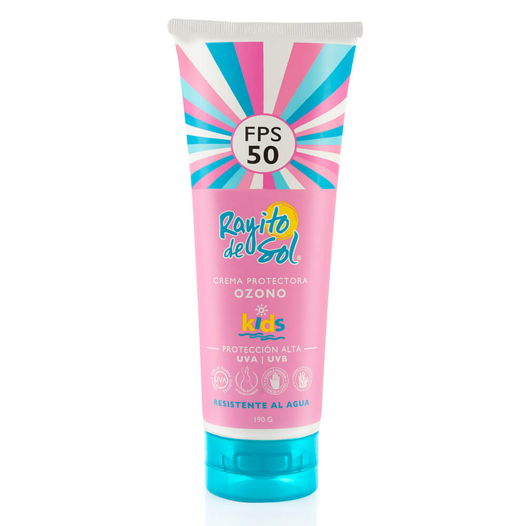 Crema Protectora Ozono Fps 50 Kids 190 G - RAYITO DE SOL 1