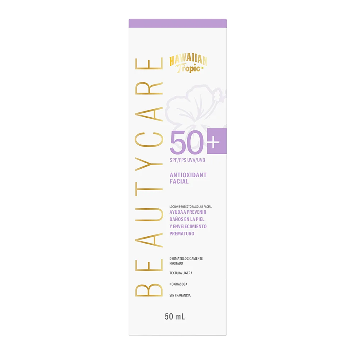 Protector Solar Facial Antioxidante Beauty Care 50 Fps - HAWAIIAN TROPIC 2