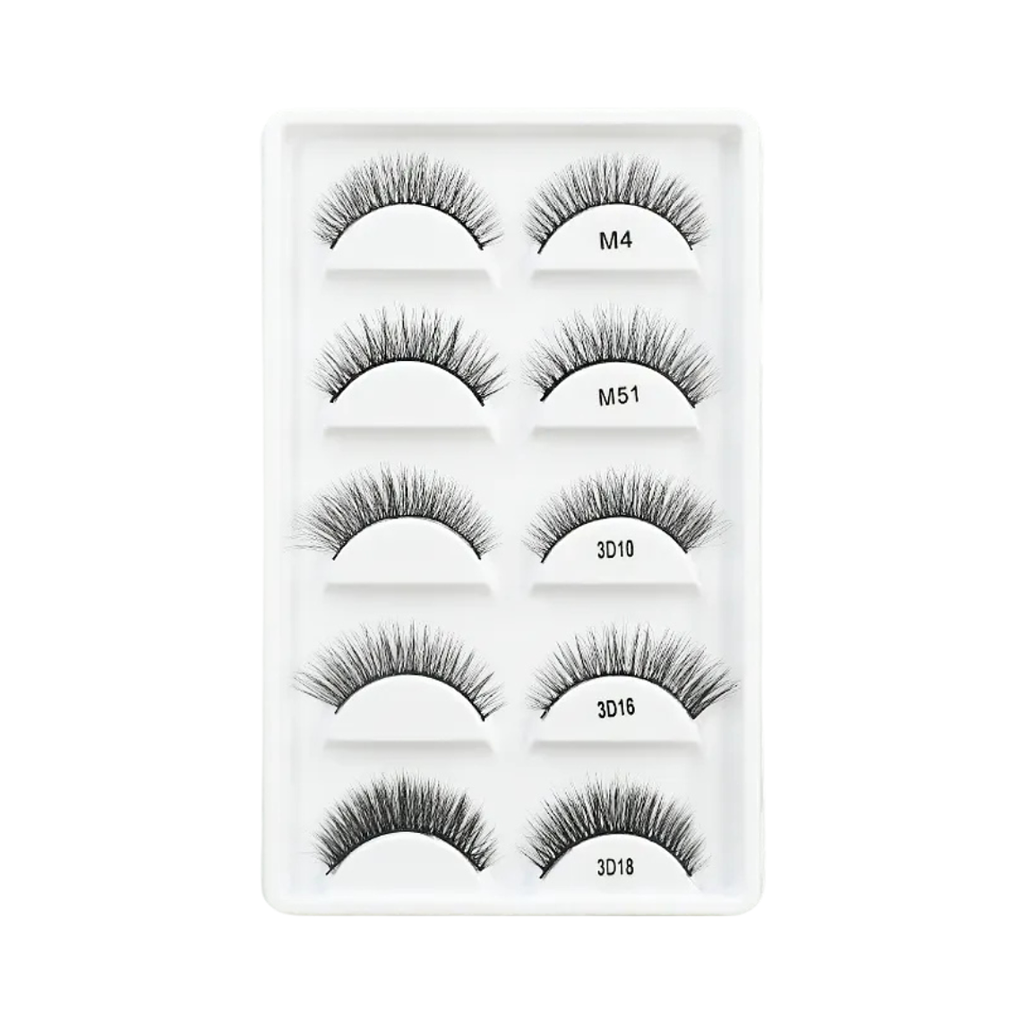 Kit Pestañas Postizas Tira x5 - PFIFFERY 2