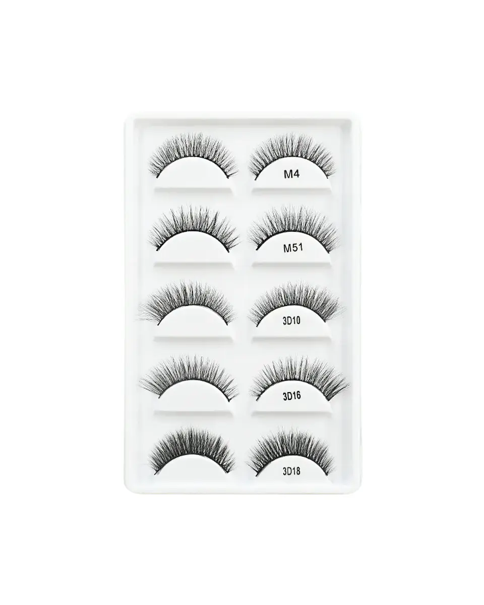 Kit Pestañas Postizas Tira x5 - PFIFFERY 2