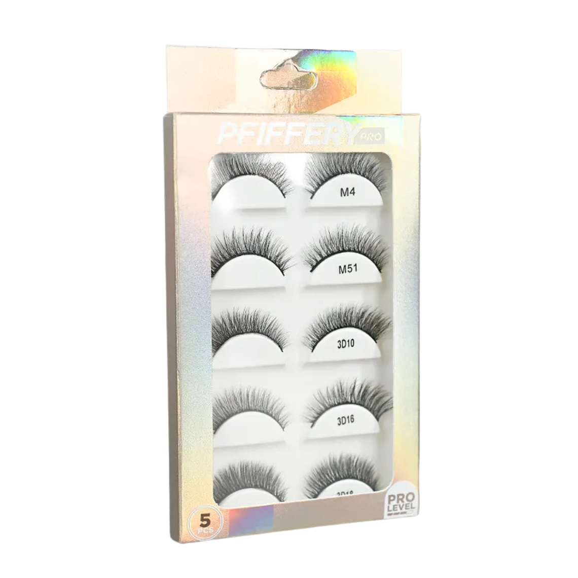 Kit Pestañas Postizas Tira x5 - PFIFFERY 1