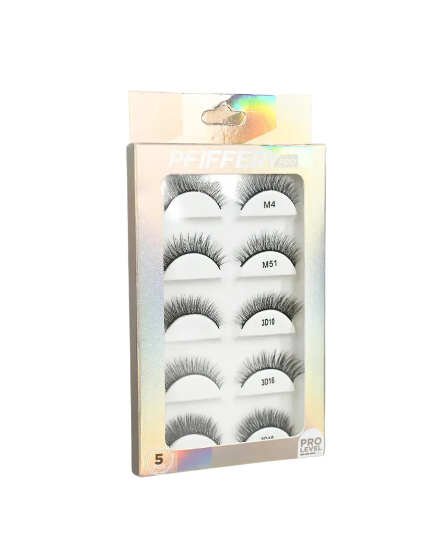 Kit Pestañas Postizas Tira x5 - PFIFFERY 1