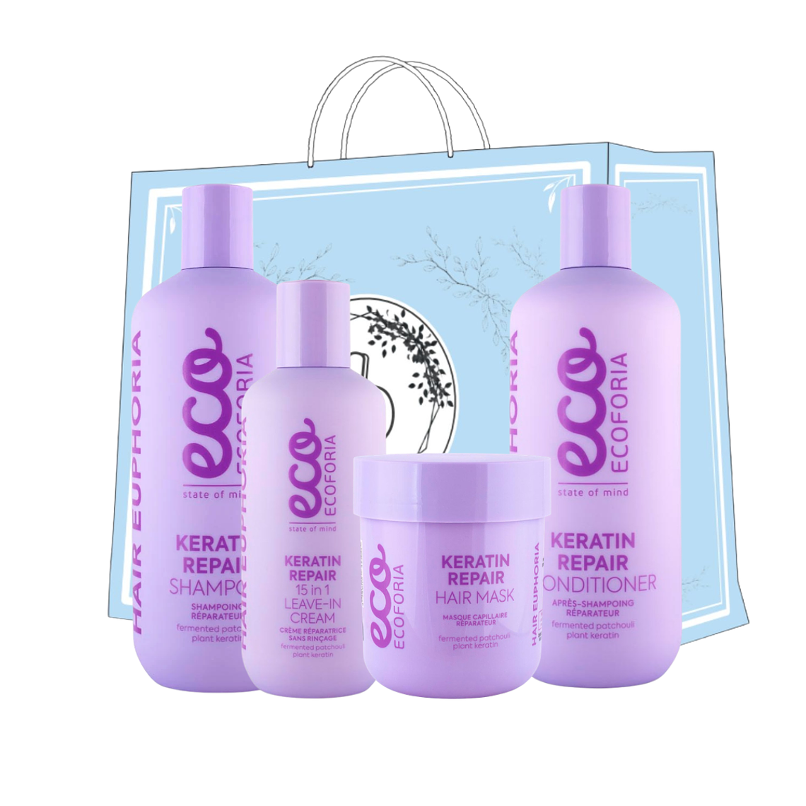 Set Keratin Repair  - ECOFORIA 1