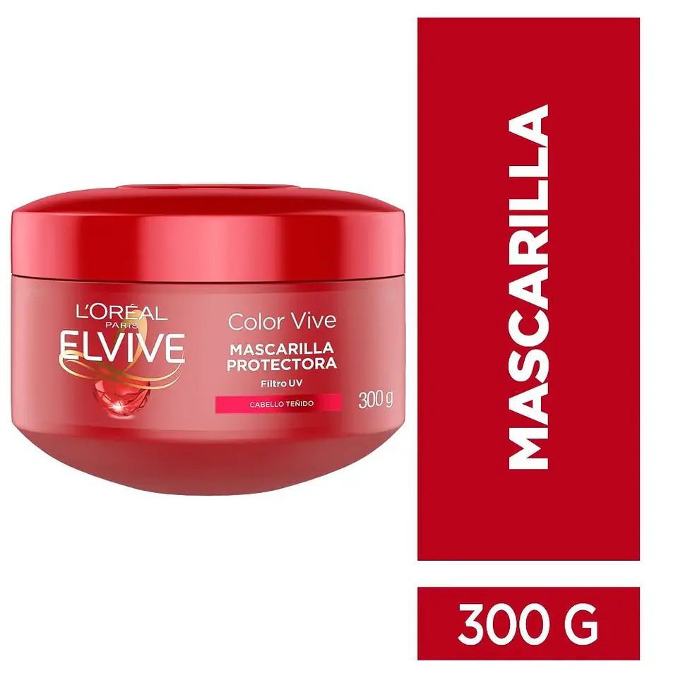 Mascarilla Elvive Color Vive Cabello Teñido 300 ML - LOREAL 1
