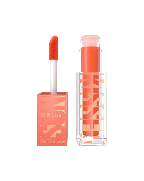 Rubor Face Sunkisser Matte Blush 34 Peachy Quench - MAYBELLINE