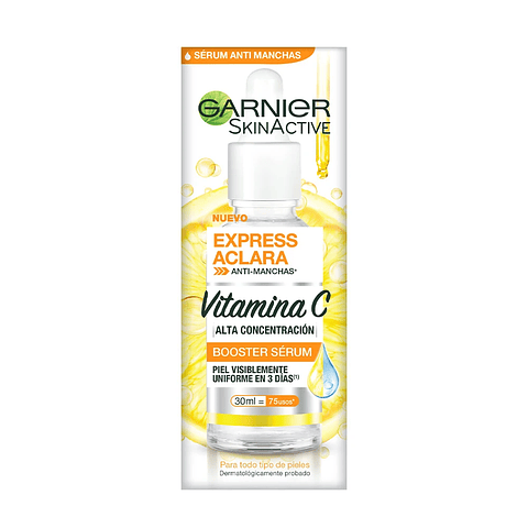 Sérum Booster Sérum Express Aclara Vitamina C - GARNIER