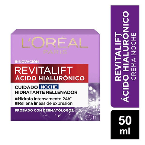 Crema Hidratante Facial Revitalif Noche 50 ml - LOREAL