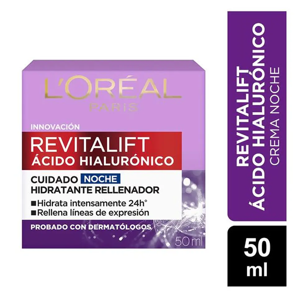 Crema Hidratante Facial Revitalif Noche 50 ml - LOREAL 1