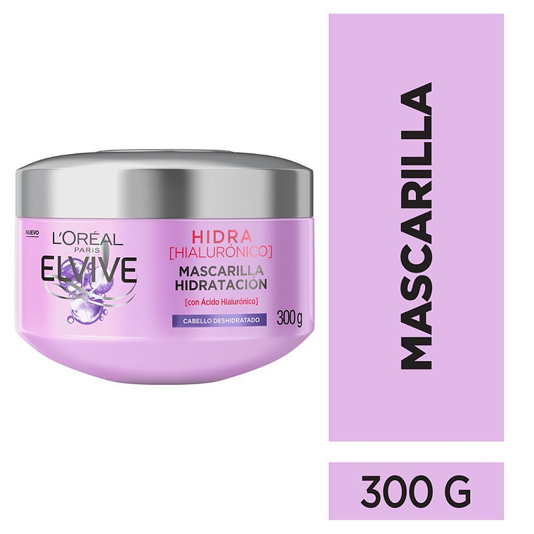 Mascarilla Capilar Hidra Hialurónico 300 ML - LOREAL 1