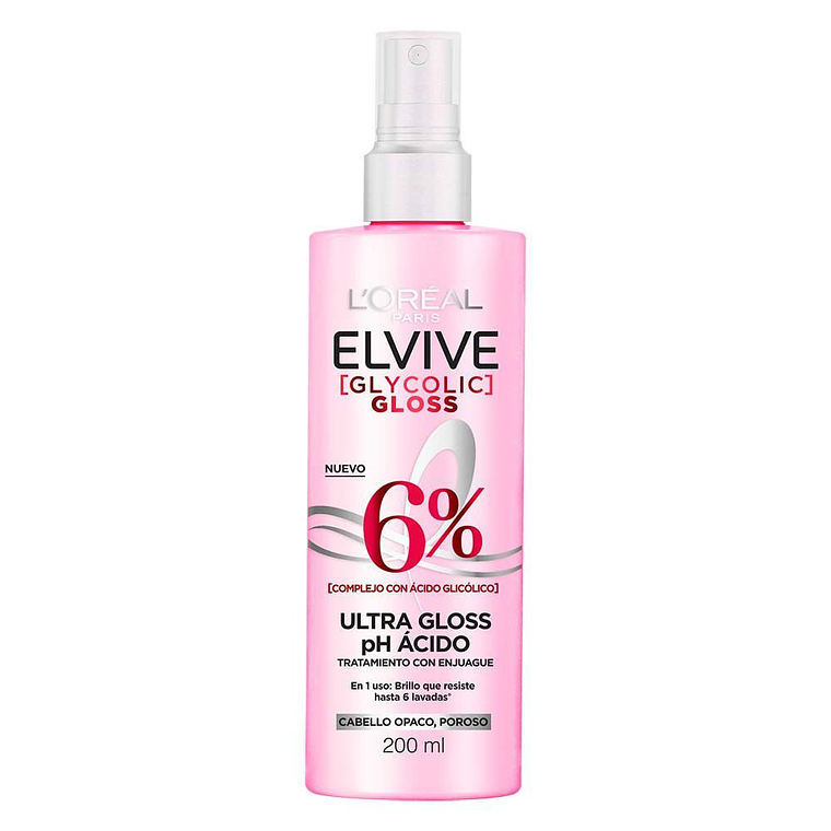 Acidifier Elvive Glycolic Gloss 200 ML - LOREAL 1