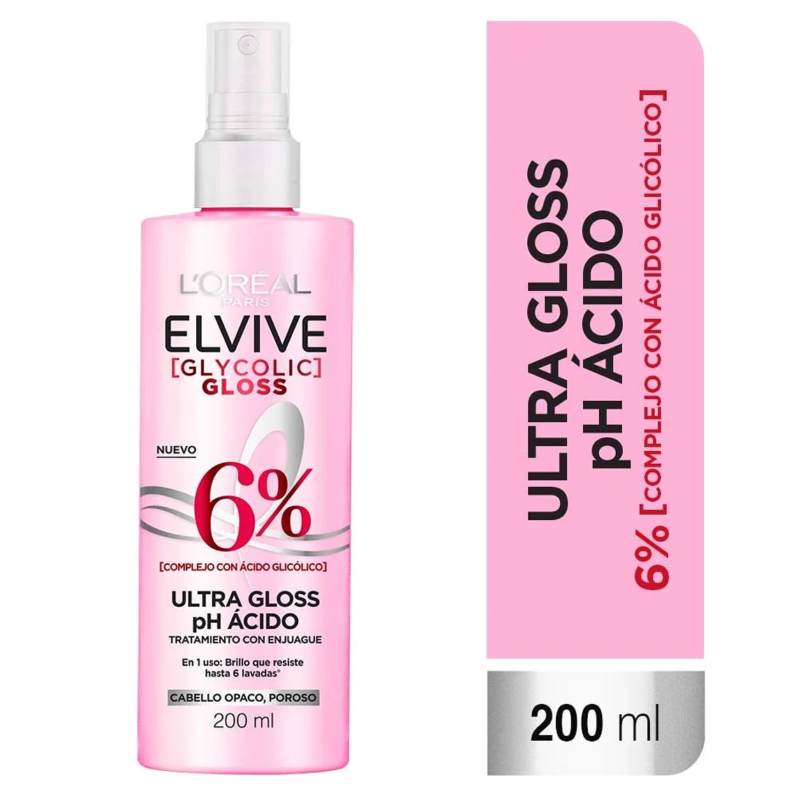 Acidifier Elvive Glycolic Gloss 200 ML - LOREAL 2
