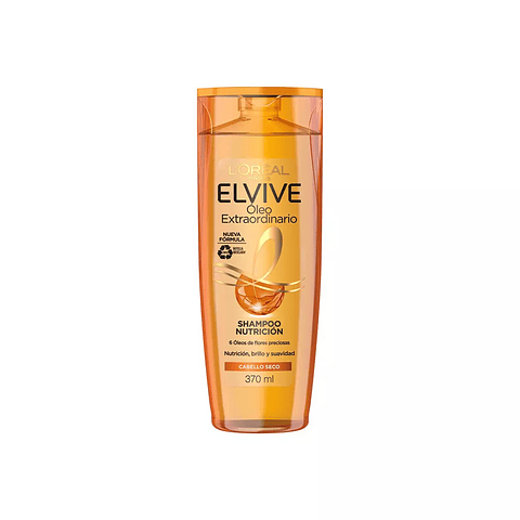 Pack Elvive Óleo ExtraOrdinario Shampoo 370 ML + Acondicionador 680 ML - LOREAL
