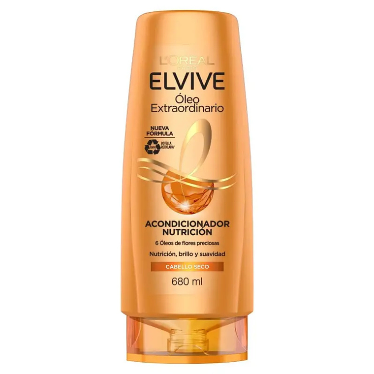 Pack Elvive Óleo ExtraOrdinario Shampoo 370 ML + Acondicionador 680 ML - LOREAL 3