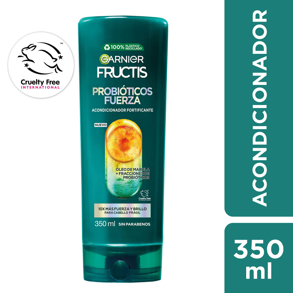 Acondicionador Fructis Probióticos Fuerza 350 mL  - GARNIER 2